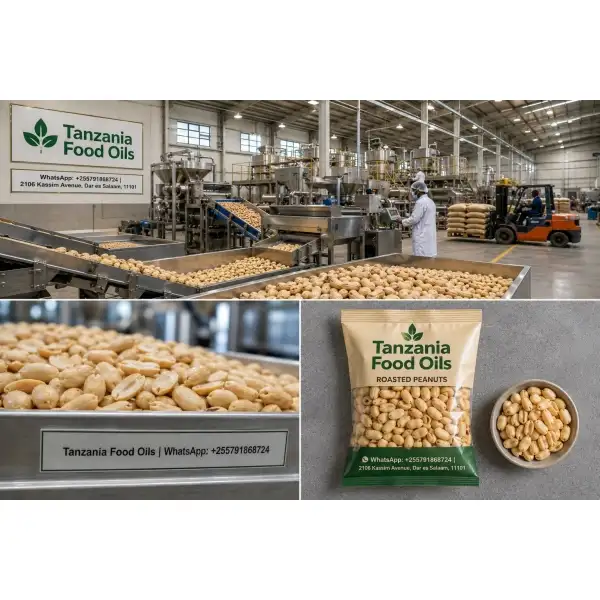 Tanzania Food Oils peanut processing facility
