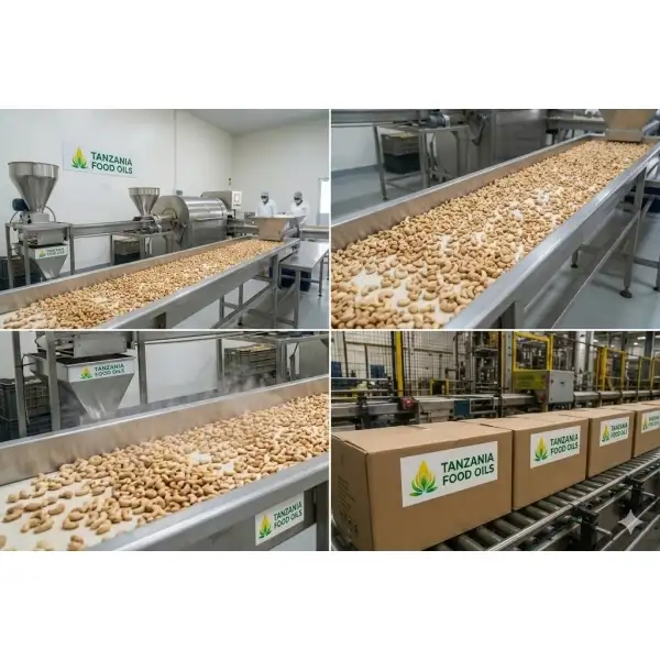 Cashew processing and packagingin Tanzania TFO